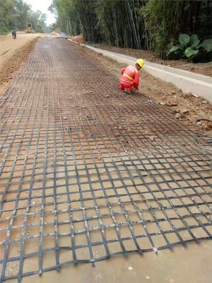 騰路工程材料生產廠家出廠價格直銷鋼塑土工格柵